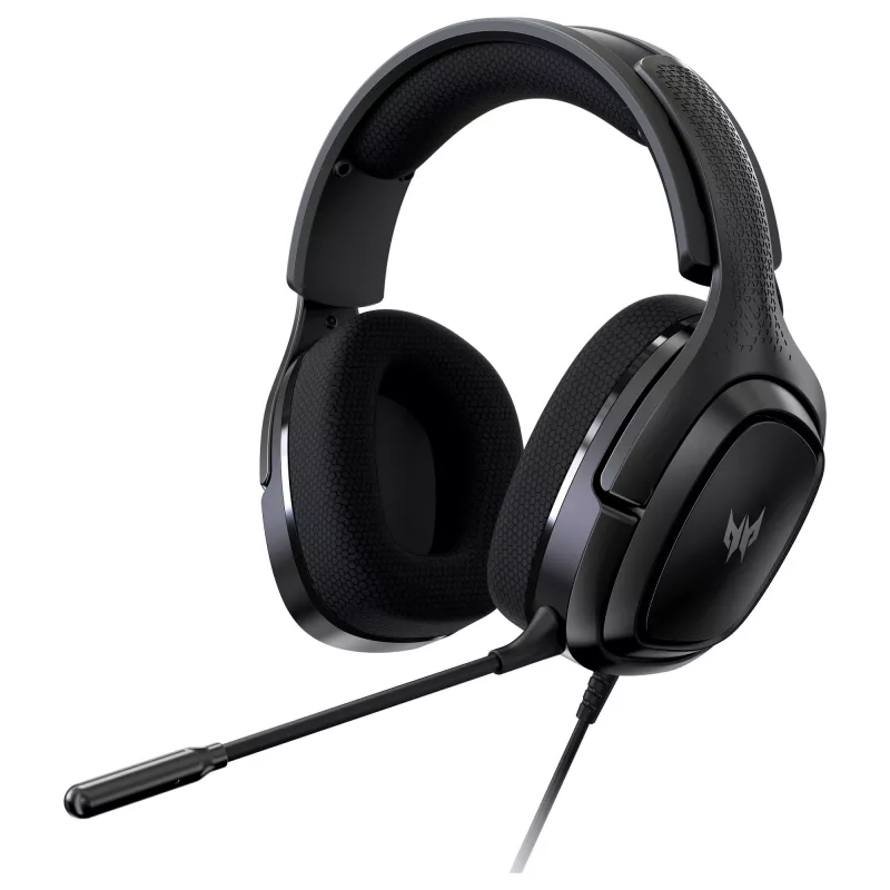 Headset Acer Predator Galea 315 — headset gaming com fios circum-aural, 20–20000 Hz, 320 g, preto