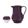 Garrafa isotérmica ROTPUNKT 330-16-04-0 1 L, vermelho cereja, mantém quente 24 h, frio 36 h
