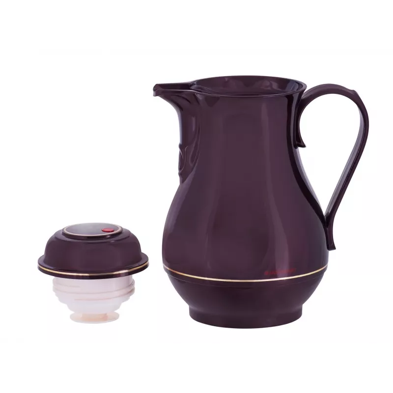 Garrafa isotérmica ROTPUNKT 330-16-04-0 1 L, vermelho cereja, mantém quente 24 h, frio 36 h