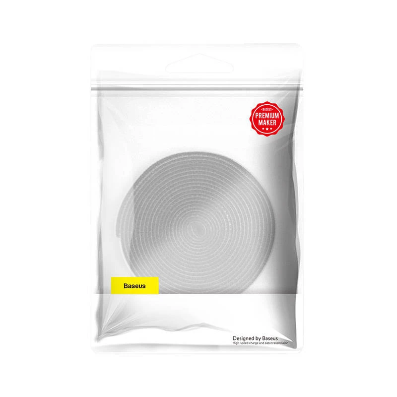 Acessório para cabo Baseus ACMGT-F0G — fita de velcro, 3 m de comprimento, cinzento