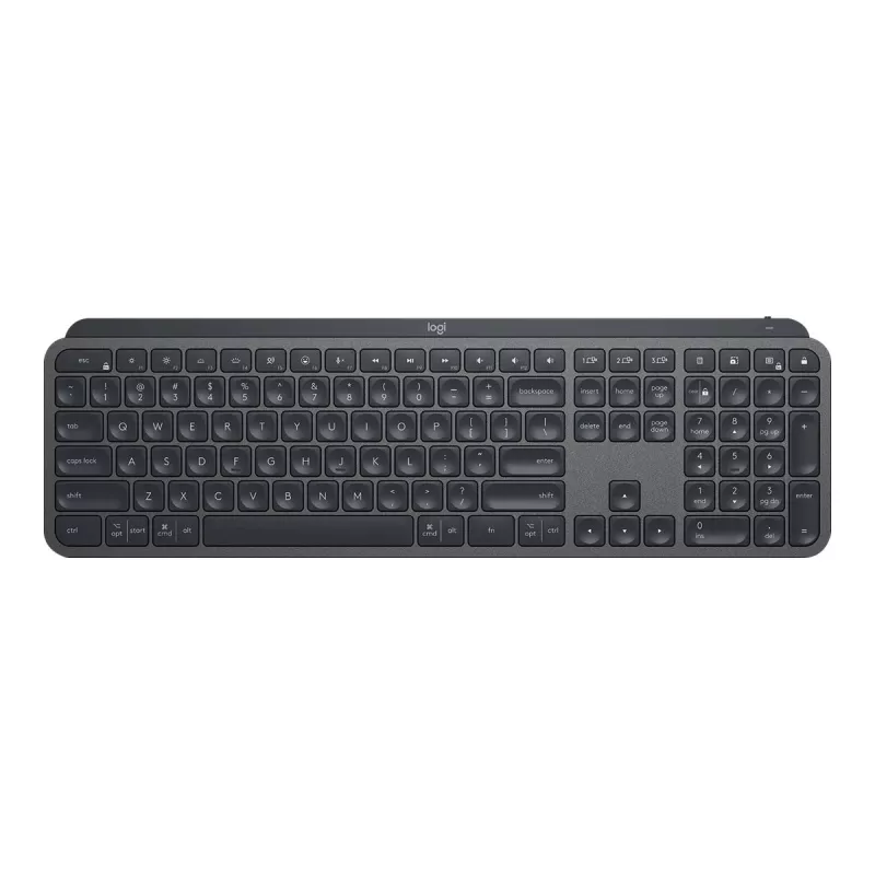 Logitech MX Keys Combo for Business - conjunto teclado e rato - retroiluminado - sem fios - Bluetooth LE - QWERTY - GB - grafite