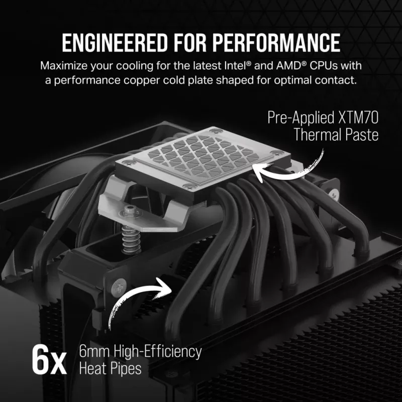 Dissipador de ar para CPU CORSAIR A115 Tower