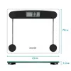 Balança de casa de banho Salter 9208 BK3R balança compacta de vidro eletrónica
