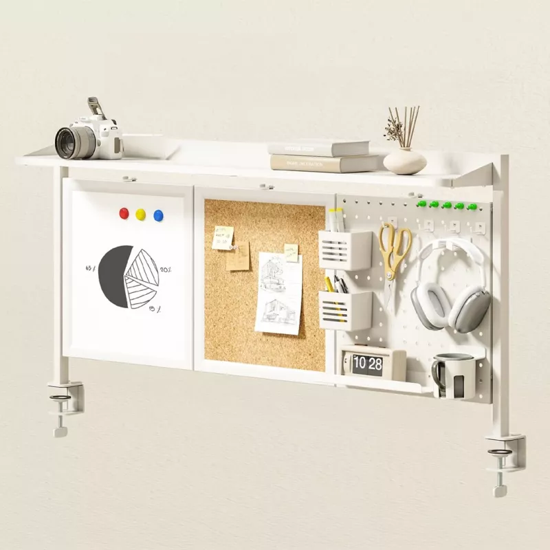 Divisória de secretária Ergo Office ER-300 W, largura 1250 mm, carga máxima 10 kg