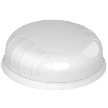 Antena de rede omnidirecional Poynting A-PUCK-0012-V2-01-W, 5,5 dBi, 2,4–6 GHz, resistente às intempéries, branca