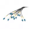 Cabo breakout universal de fibra ótica pré-montado Digitus, 12 fibras, LC/UPC, 50 m