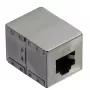 Conector fêmea modular RJ-45 VALUE Cat.6 blindado prateado
