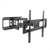 Suporte de parede exterior Manhattan para televisores e monitores, totalmente articulado, para ecrãs de 37-65 polegadas, VESA 200x200-600x400 mm, até 50 kg, resistente às intempéries, preto