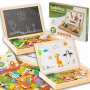Extralink Toys quadro de giz e magnético educativo de dupla face