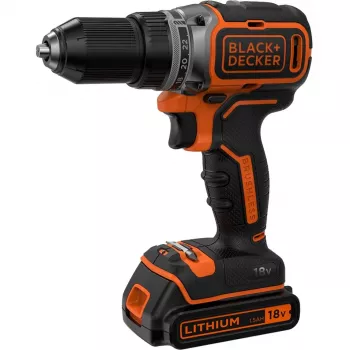 Parafusadeira a bateria Black & Decker BL186K-QW, 1650 U/min, 52 N⋅m