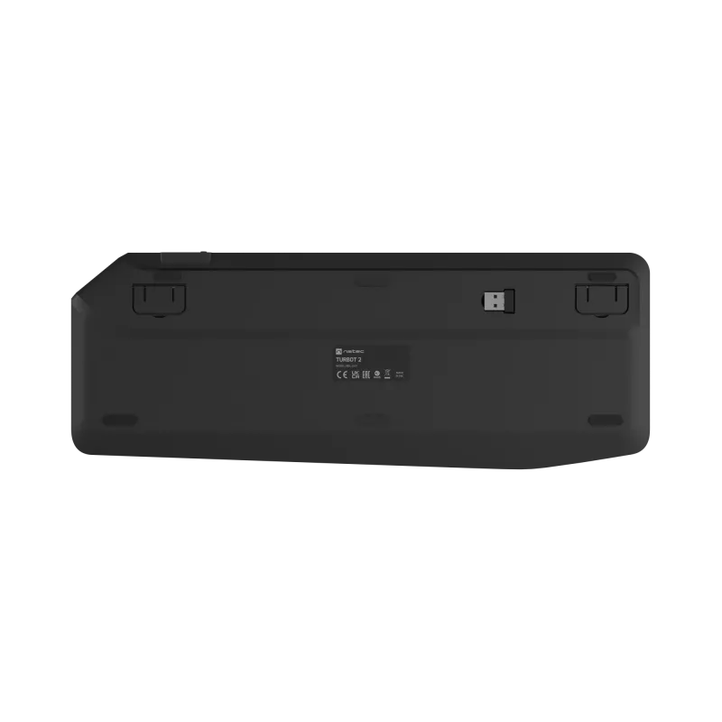 Natec Turbot 2 | Teclado | Sem fios | US | Bluetooth | Preto/Cinzento
