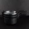 Conjunto de panelas Russell Hobbs RH01840EU7 – 4 peças empilháveis, marmorizado metálico