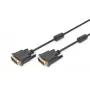 DIGITUS - Cabo DVI - Dual Link - DVI-D (M) - DVI-D (M) - 5,0 m - moldado, parafusos de orelhas - preto (AK-320101-050-S)