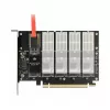 Placa DeLOCK PCI Express x16 para 5 x M.2 Key B / SATA internos