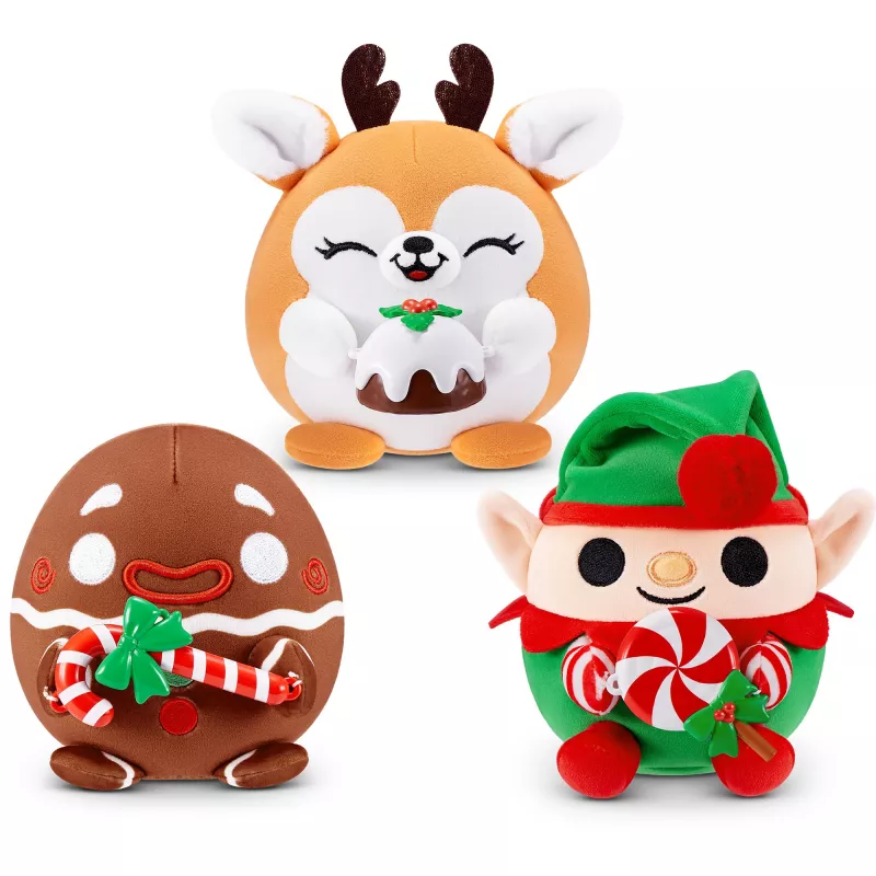 Figura de brincar Zuru Snackles Christmas – caixa surpresa colecionável, figura individual sortida