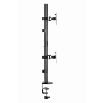 Suporte de monitor Gembird MA-D2-02, braço de monitor de secretária, capacidade máxima 9 kg