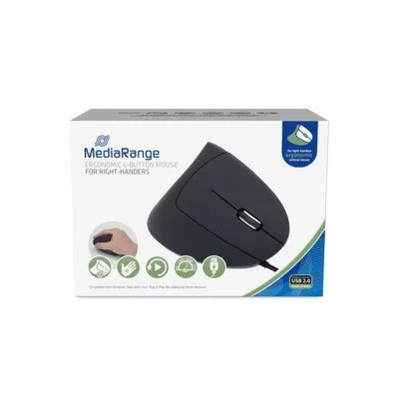 Rato MediaRange MROS230 USB Type-A ótico 2400 DPI