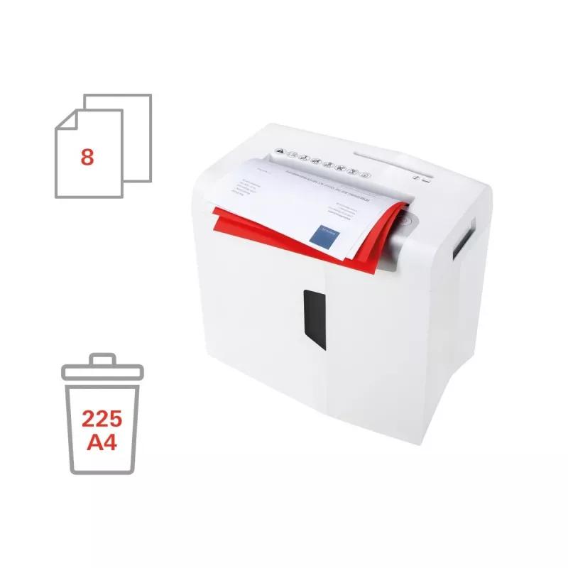 Destruidora de documentos HSM shredstar X8, 4,5 x 30 mm + mecanismo de corte de CD separado