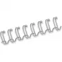 Fellowes - arame de encadernação - 8 mm - 34 anéis - A4 (210 x 297 mm) - 50 folhas - prateado - 100 unid. - para Fellowes Galaxy 500, Galaxy E 500, Pulsar 300, Starlet 90 (54451)