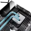 Alphacool Core 1 13444 bloco de água para CPU, LGA1700/LGA1851/AM4/AM5, prateado