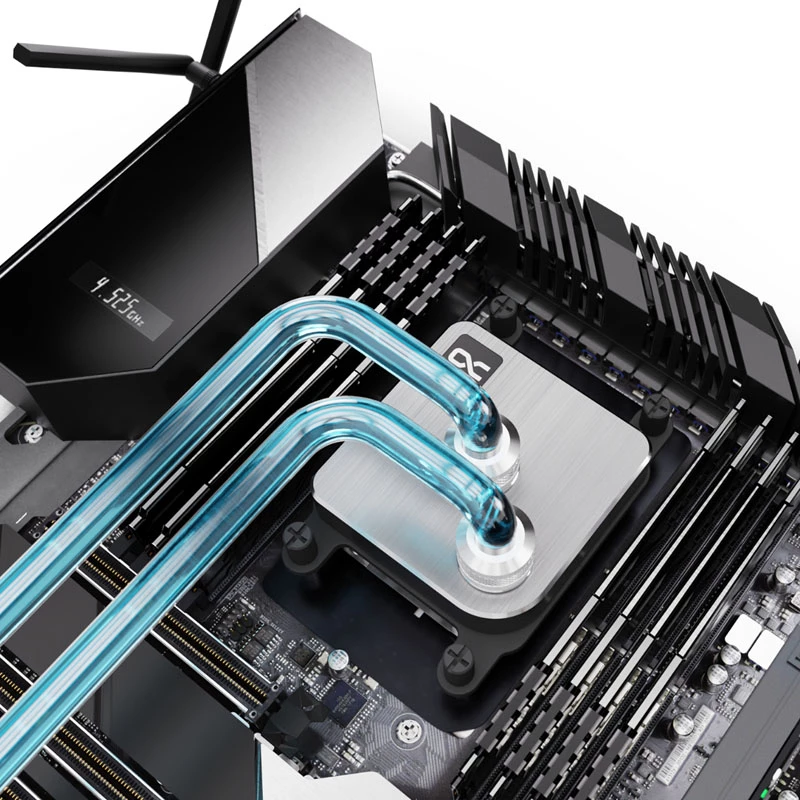 Alphacool Core 1 13444 bloco de água para CPU, LGA1700/LGA1851/AM4/AM5, prateado