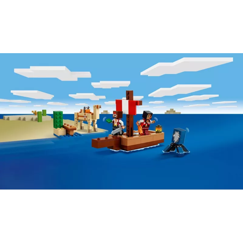 LEGO MINECRAFT 21259 A Viagem do Navio Pirata