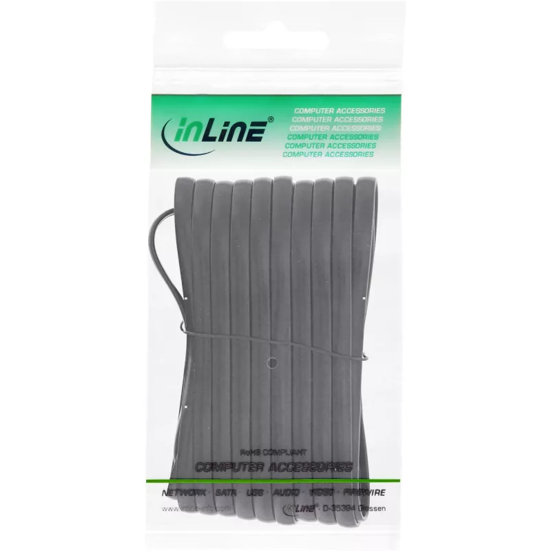 Cabo modular InLine RJ12 macho / macho 6P6C 20m