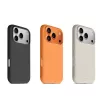 Capa protetora MagSafe Crong para iPhone 17 Pro — laranja