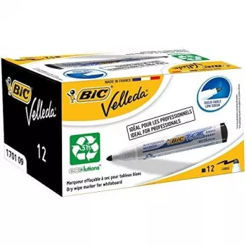 BIC Velleda Ecolutions 1701 marcador de quadro branco - preto - ponta redonda 1,5 mm - não permanente - tinta à base de álcool - unidade