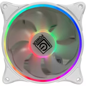 Ventoinha para caixa LC-Power LC-CF-120-ARGB-W 120mm ARGB – branca