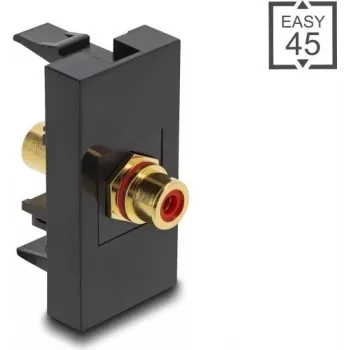 Módulo de conectores fêmea Cinch (RCA) DELOCK 90964 dourado