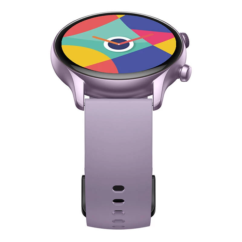 Smartwatch Zeblaze Btalk 3 Plus – 1,39 polegadas (3,53 cm) IPS 360×360 px, ecrã tátil, bracelete de silicone, roxo