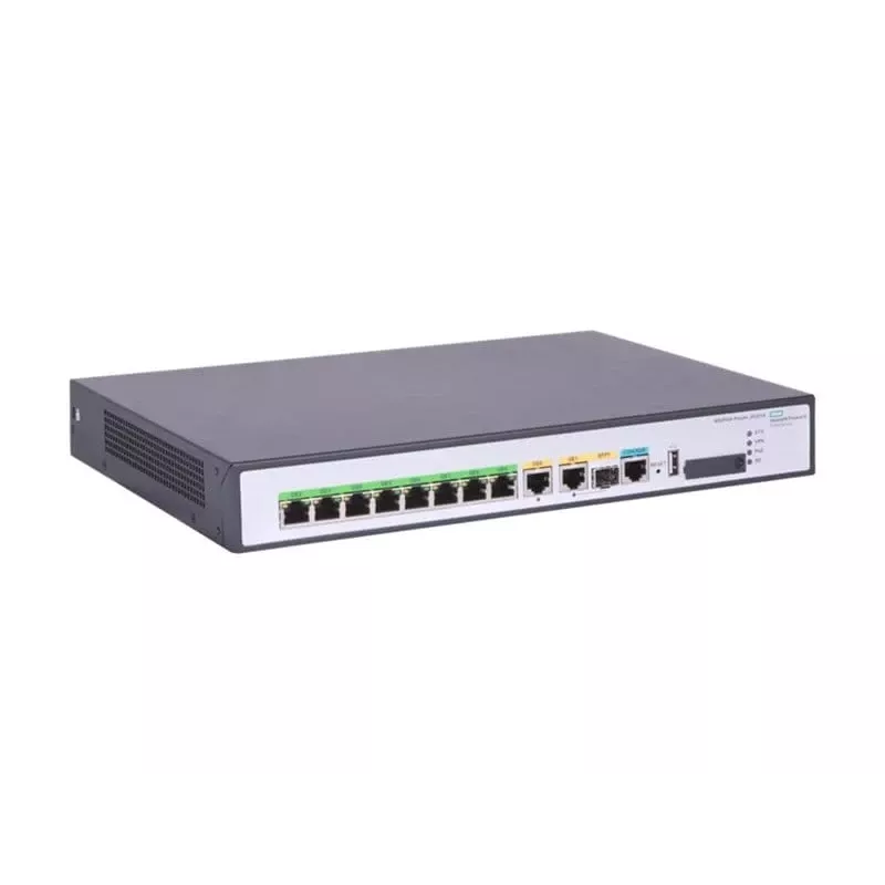 Hewlett Packard Enterprise HPE FlexNetwork MSR958X - Router 8-Port-Switch - 1GbE - portas WAN: 6 - Wi-Fi - montagem em rack (S0P11A)