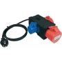 Benning Adaptador de medição [ficha-ficha de contacto de proteção - conector fêmea CEE caravana, conector fêmea CEE] adaptador de medição CEE triplo vermelho, azul (044147)