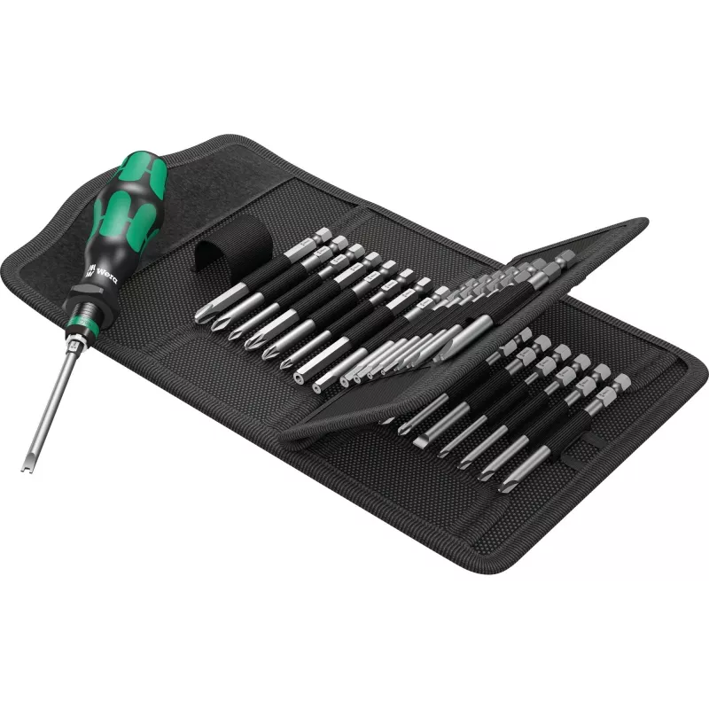 Conjunto de chaves de fendas combinadas Wera Kraftform compact 62