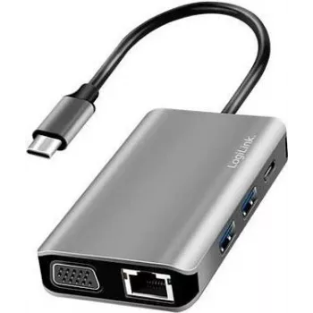 Docking station LogiLink USB 3.2 Gen 1 USB-C 7 portas UA0410