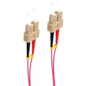 shiverpeaks BS77918/4. Comprimento do cabo: 5 m, tipo de fibra: OM4, ligação 1: SC, ligação 2: SC, diâmetro do núcleo: 50 µm, duplex integral, cor do cabo: violeta (BS77918/4)