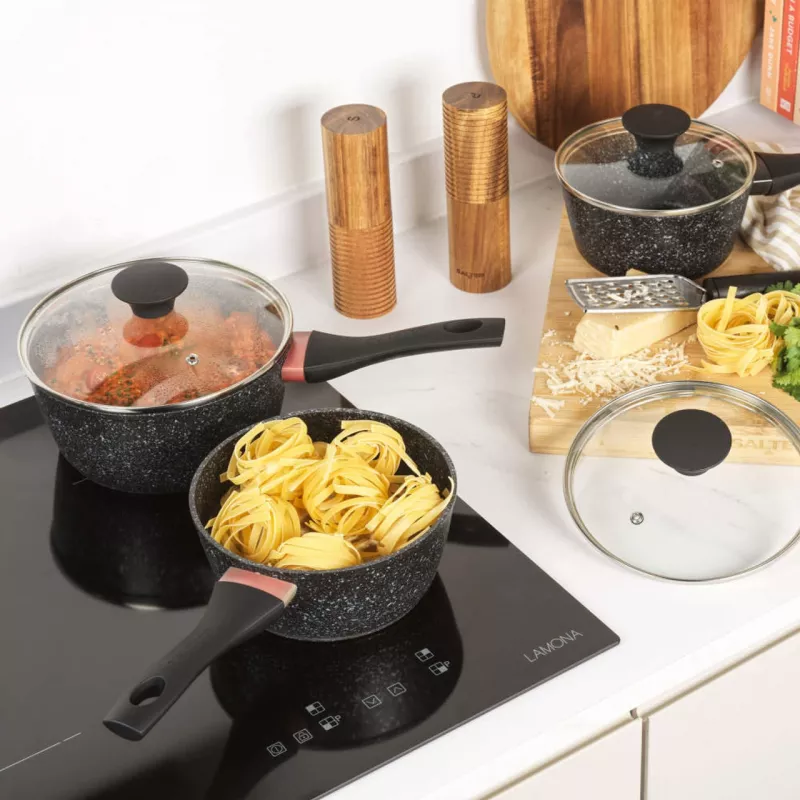 Conjunto de cozinha Salter BW11460BRMFOB 3 peças alumínio preto