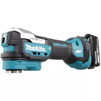 Ferramenta multifunções sem fio DTM52T1JX2, 18 Volt (azul/preto, bateria de iões de lítio 5,0 Ah, MAKPAC)
