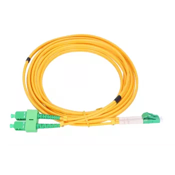 Patchcord Extralink SC/APC para LC/APC monomodo duplex 9/125 µm 3 mm 5 m