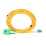 Patchcord Extralink SC/APC para LC/APC monomodo duplex 9/125 µm 3 mm 5 m