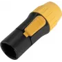 Conector de cabo de alimentação EUROLITE SAC3MX protegido IP, bloqueável 3 pinos, para exterior e interior