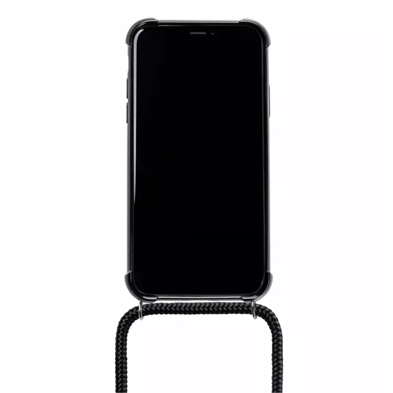 Lookabe Necklace Snake Edition capa de telemóvel para iPhone XR, prateado/preto