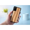 Capa para telemóvel Man and Wood Galaxy S20+ cappuccino preto – capa de proteção para smartphone