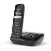 Telefone analógico/DECT Gigaset AS690A com identificação de chamadas preto