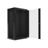 Armário de parede LANBERG WF01-6422-10B, 22U, 19 polegadas, 600x450x1085 mm, aço, preto