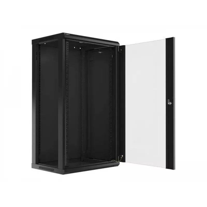 Armário de parede LANBERG WF01-6422-10B, 22U, 19 polegadas, 600x450x1085 mm, aço, preto
