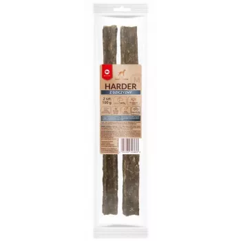 MACED Harder rico em caça M 100 g – artigo de mastigação duradouro para higiene dentária para cães de porte médio