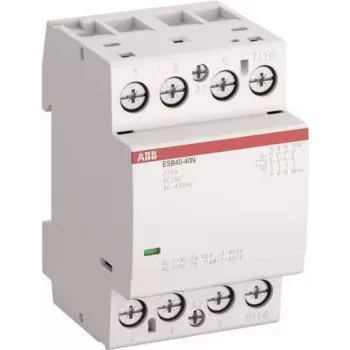 Contator de instalação ABB ESB40-40N-06 4 NO/0 NC, 230 V AC/DC (1SAE341111R0640)