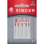 Agulhas de máquina de costura SINGER 90/14 Universal para tecidos, pack de 5